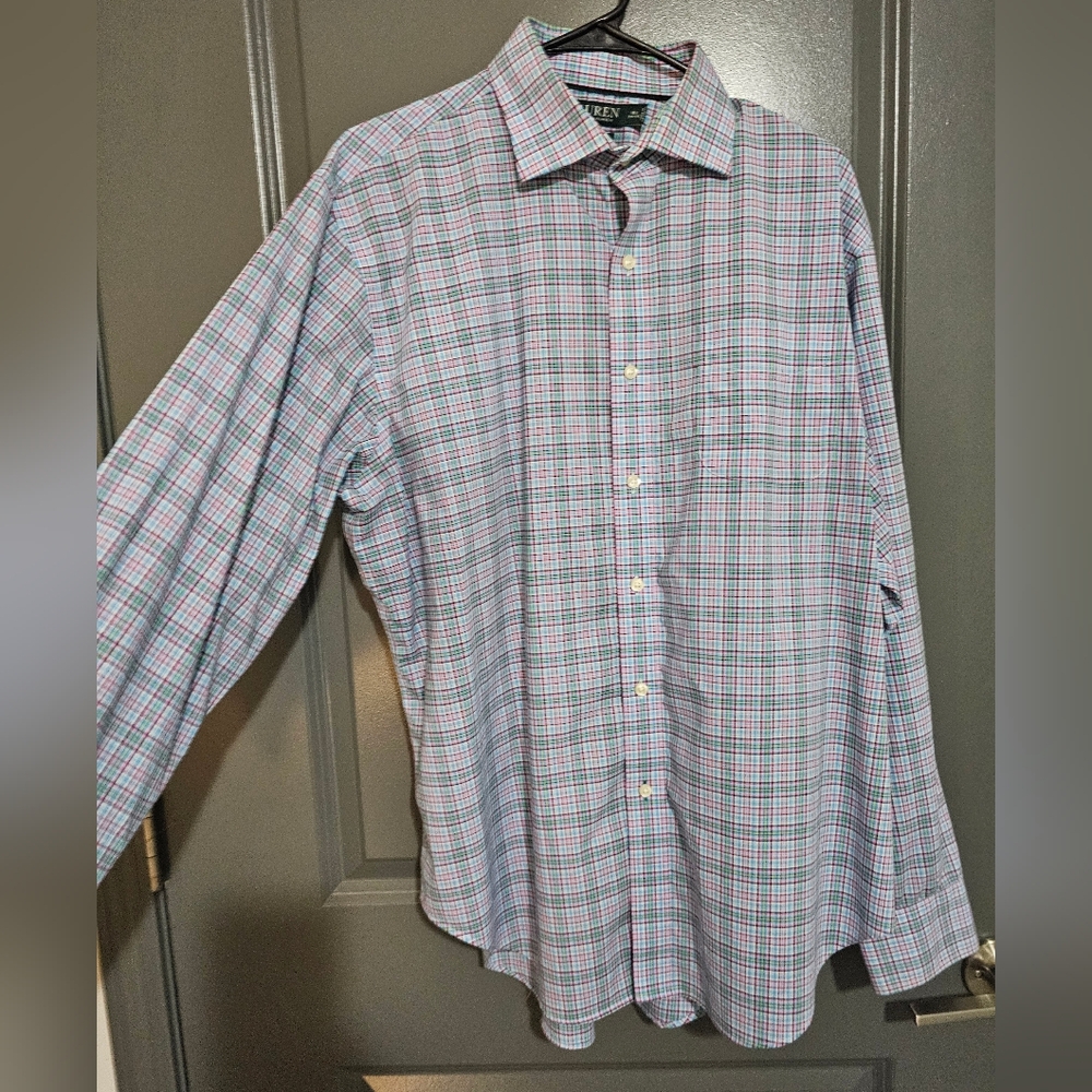 Ralph Lauren Mens Classic Fit Longsleeve Dress/ Casual  Shirt